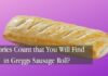 Calories Count that You Will Find in Greggs Sausage Roll